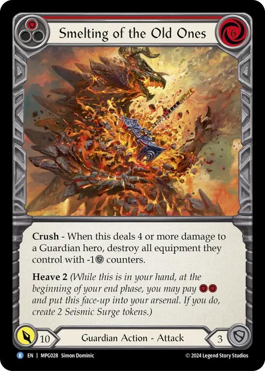 Smelting of the Old Ones [MPG028] (Mastery Pack Guardian)  Rainbow Foil | Boutique FDB TCG