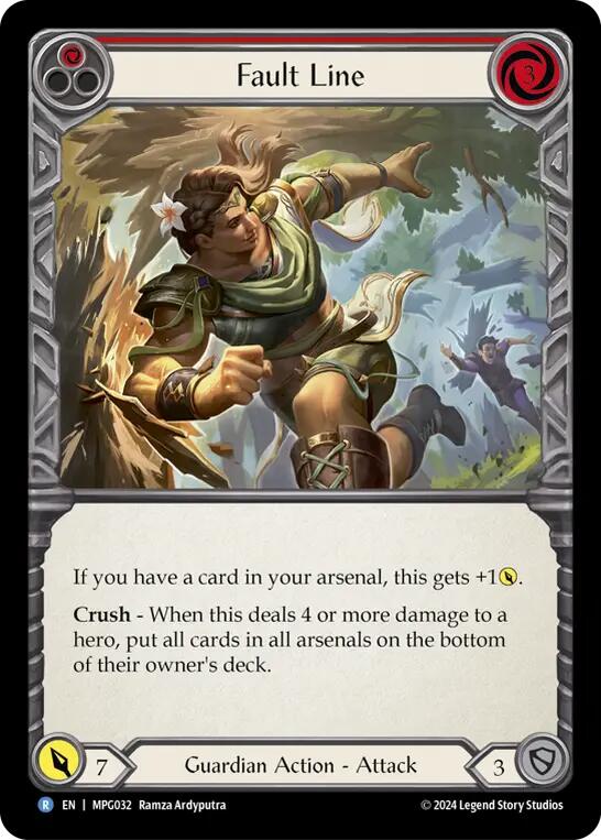 Fault Line [MPG032] (Mastery Pack Guardian)  Rainbow Foil | Boutique FDB TCG