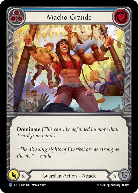 Macho Grande (Blue) [MPG043] (Mastery Pack Guardian) | Boutique FDB TCG