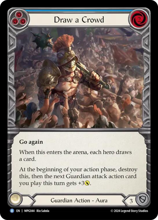Draw a Crowd [MPG044] (Mastery Pack Guardian)  Rainbow Foil | Boutique FDB TCG