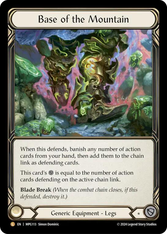 Base of the Mountain [MPG113] (Mastery Pack Guardian)  Rainbow Foil | Boutique FDB TCG