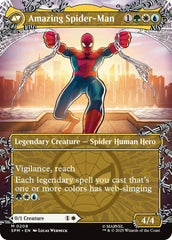 Peter Parker (0208) (Borderless) [Marvel's Spider-Man] | Boutique FDB TCG