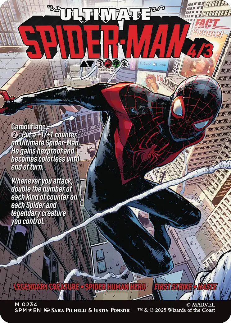 Miles Morales (0234) (Borderless) [Marvel's Spider-Man] | Boutique FDB TCG