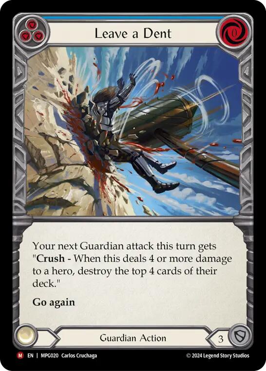 Leave a Dent [MPG020] (Mastery Pack Guardian)  Rainbow Foil | Boutique FDB TCG