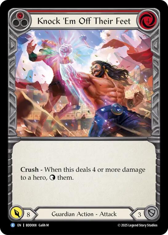 Knock 'Em Off Their Feet [BDD008] (Bravo Demo Deck) | Boutique FDB TCG