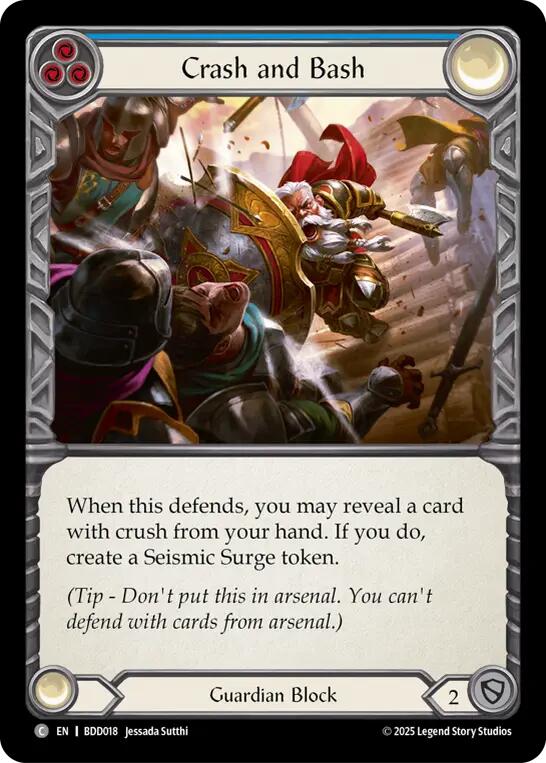 Crash and Bash (Blue) [BDD018] (Bravo Demo Deck) | Boutique FDB TCG