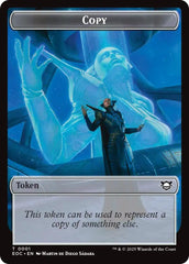 Copy // Golem (0012) Double-Sided Token [Edge of Eternities Commander Tokens] | Boutique FDB TCG