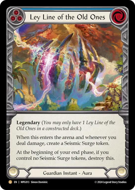 Ley Line of the Old Ones [MPG013] (Mastery Pack Guardian)  Rainbow Foil | Boutique FDB TCG
