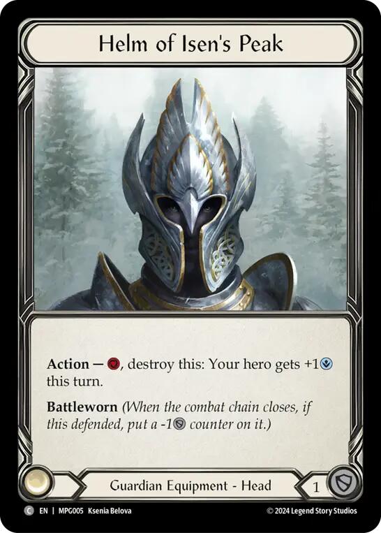 Helm of Isen's Peak [MPG005] (Mastery Pack Guardian) | Boutique FDB TCG