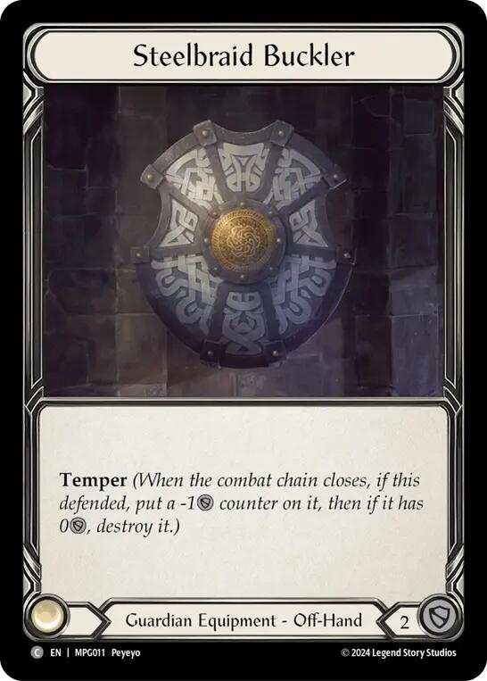 Steelbraid Buckler [MPG011] (Mastery Pack Guardian) | Boutique FDB TCG