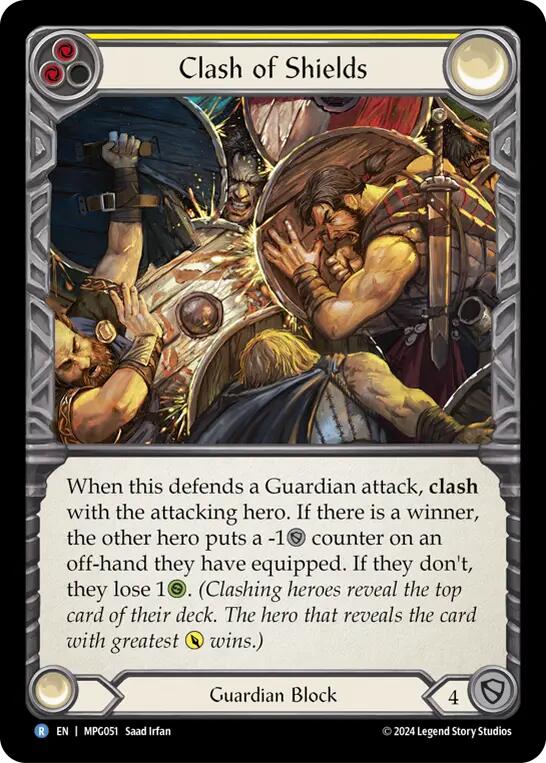 Clash of Shields [MPG051] (Mastery Pack Guardian) | Boutique FDB TCG
