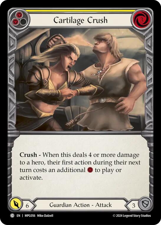 Cartilage Crush (Yellow) [MPG056] (Mastery Pack Guardian) | Boutique FDB TCG