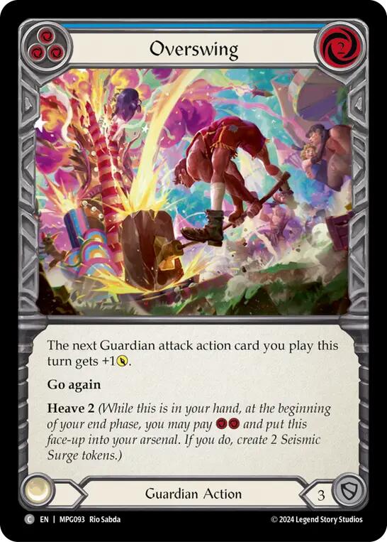 Overswing (Blue) [MPG093] (Mastery Pack Guardian) | Boutique FDB TCG