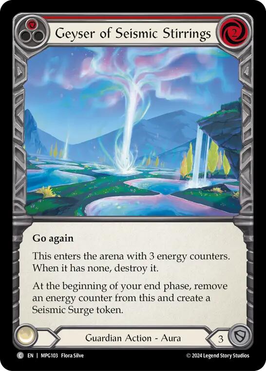 Geyser of Seismic Stirrings (Red) [MPG103] (Mastery Pack Guardian) | Boutique FDB TCG
