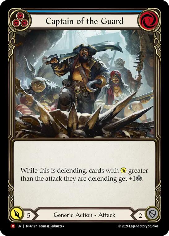 Captain of the Guard [MPG127] (Mastery Pack Guardian)  Rainbow Foil | Boutique FDB TCG