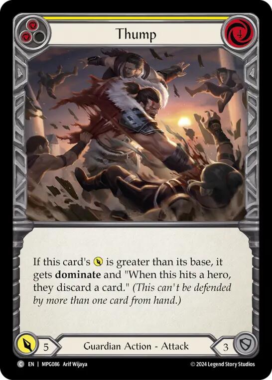 Thump (Yellow) [MPG086] (Mastery Pack Guardian) | Boutique FDB TCG