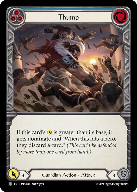 Thump (Blue) [MPG087] (Mastery Pack Guardian) | Boutique FDB TCG