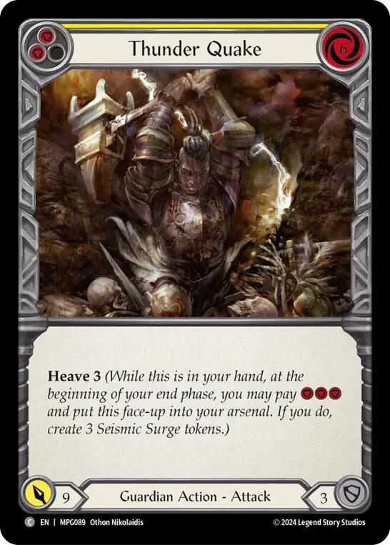 Thunder Quake (Yellow) [MPG089] (Mastery Pack Guardian) | Boutique FDB TCG