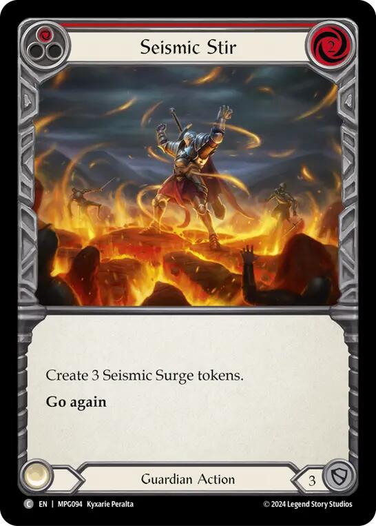 Seismic Stir (Red) [MPG094] (Mastery Pack Guardian) | Boutique FDB TCG
