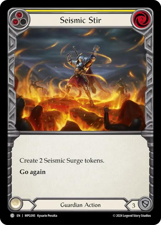 Seismic Stir (Yellow) [MPG095] (Mastery Pack Guardian) | Boutique FDB TCG