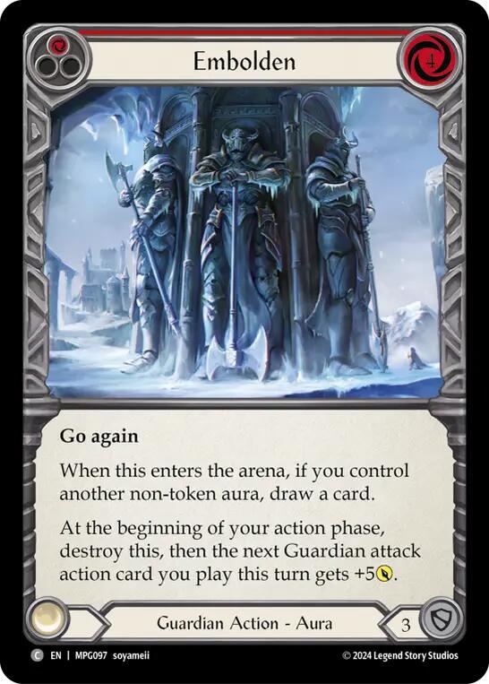 Embolden (Red) [MPG097] (Mastery Pack Guardian) | Boutique FDB TCG