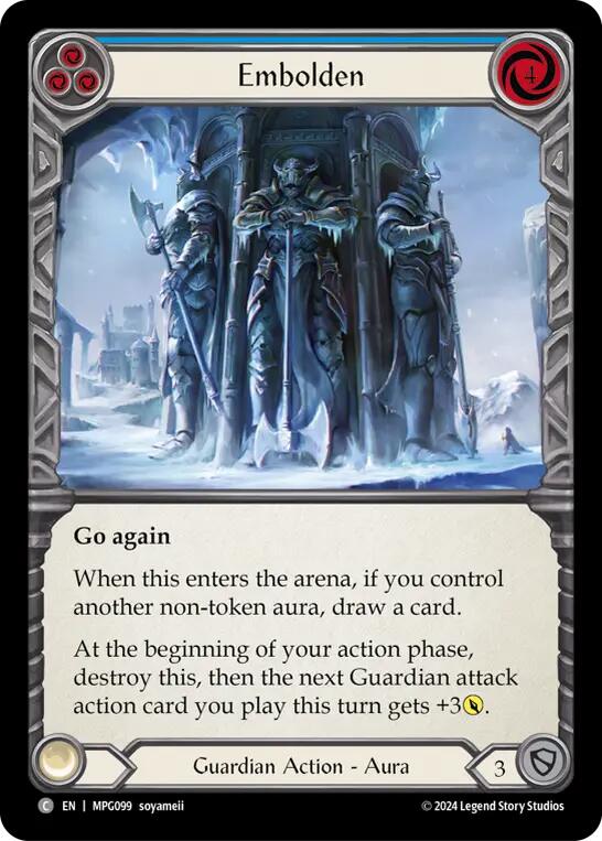 Embolden (Blue) [MPG099] (Mastery Pack Guardian) | Boutique FDB TCG