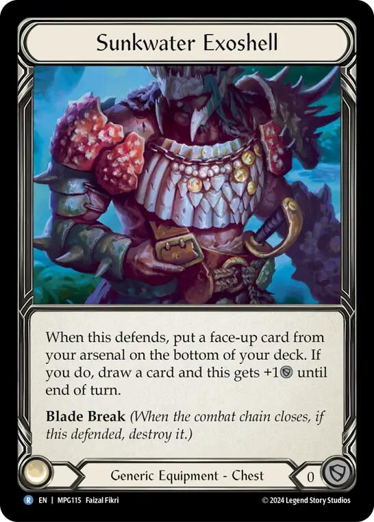 Sunkwater Exoshell [MPG115] (Mastery Pack Guardian) | Boutique FDB TCG