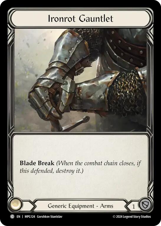 Ironrot Gauntlet [MPG124] (Mastery Pack Guardian) | Boutique FDB TCG