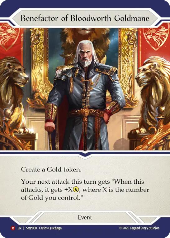 Benefactor of Bloodworth Goldmane [SMP008] (Smash Palace) | Boutique FDB TCG