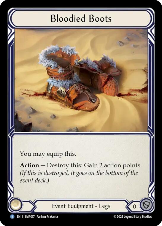 Bloodied Boots [SMP017] (Smash Palace) | Boutique FDB TCG