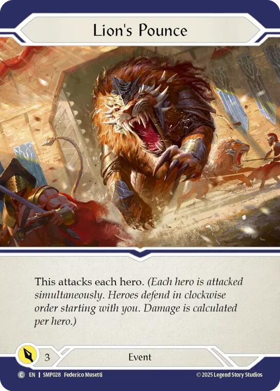 Lion's Pounce [SMP028] (Smash Palace) | Boutique FDB TCG