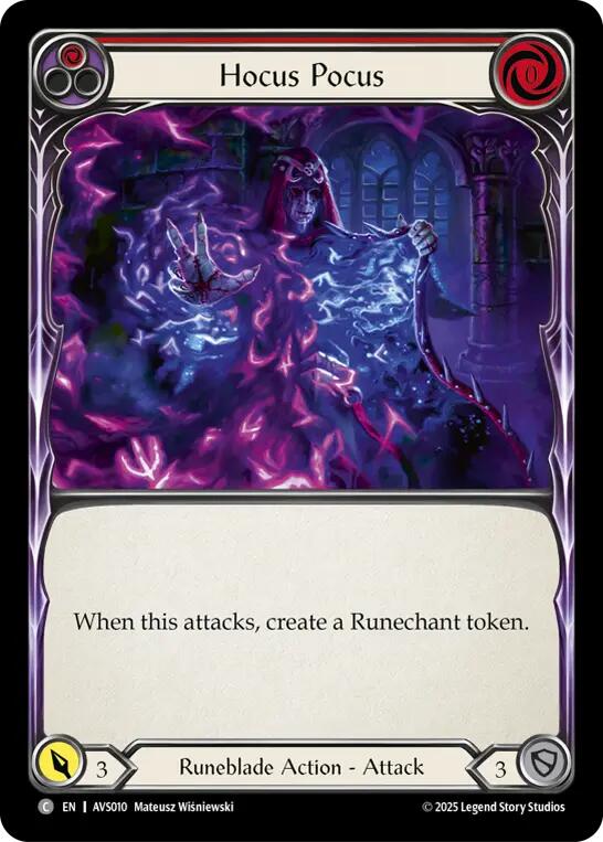 Hocus Pocus (Red) [AVS010] (Armory Deck: Legends Viserai) | Boutique FDB TCG