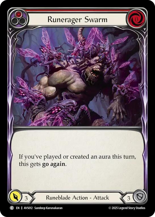 Runerager Swarm (Red) [AVS012] (Armory Deck: Legends Viserai) | Boutique FDB TCG