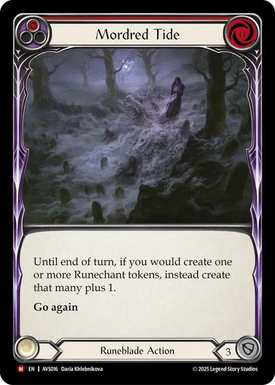 Mordred Tide (Red) [AVS016] (Armory Deck: Legends Viserai) | Boutique FDB TCG