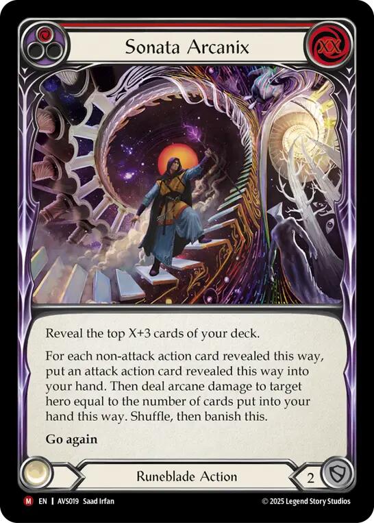 Sonata Arcanix (Red) [AVS019] (Armory Deck: Legends Viserai) | Boutique FDB TCG