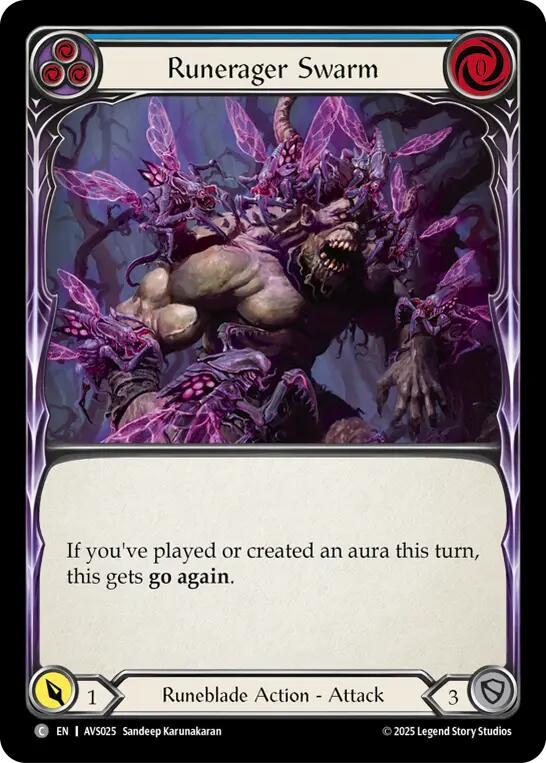 Runerager Swarm (Blue) [AVS025] (Armory Deck: Legends Viserai) | Boutique FDB TCG