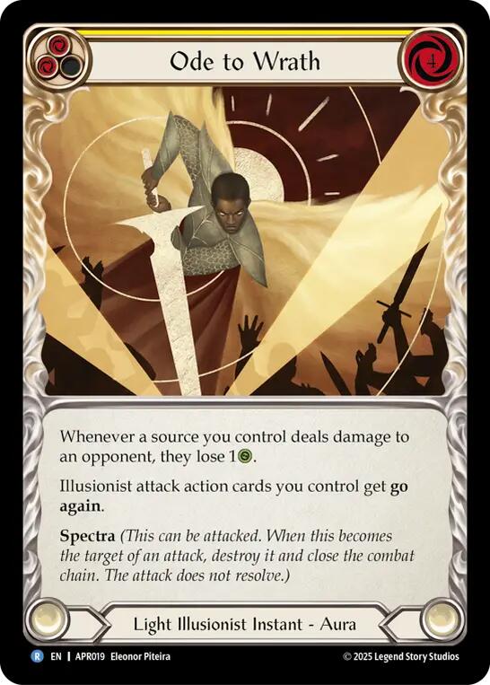 Ode to Wrath [APR019] (Armory Deck: Legends Prism) | Boutique FDB TCG