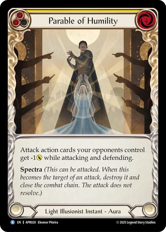 Parable of Humility [APR020] (Armory Deck: Legends Prism) | Boutique FDB TCG