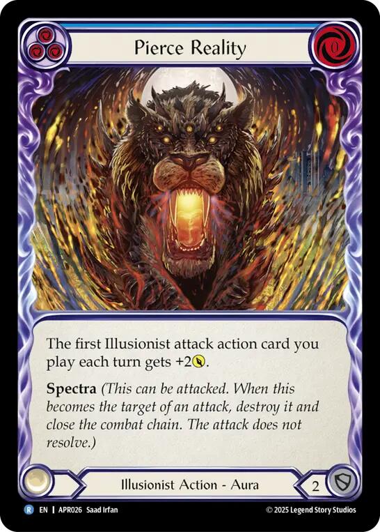 Pierce Reality [APR026] (Armory Deck: Legends Prism) | Boutique FDB TCG