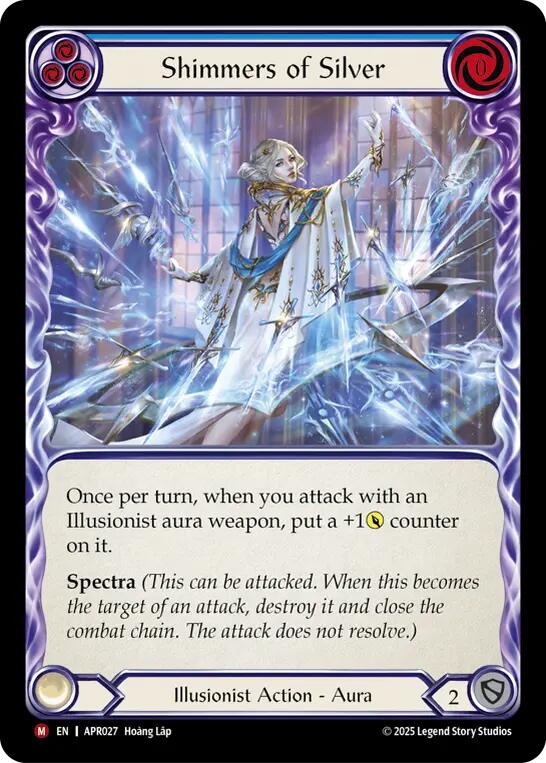 Shimmers of Silver [APR027] (Armory Deck: Legends Prism) | Boutique FDB TCG