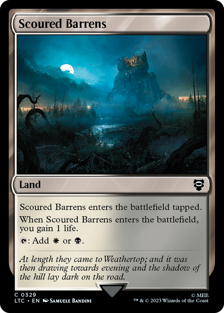 Scoured Barrens [The Lord of the Rings: Tales of Middle-Earth Commander] | Boutique FDB TCG