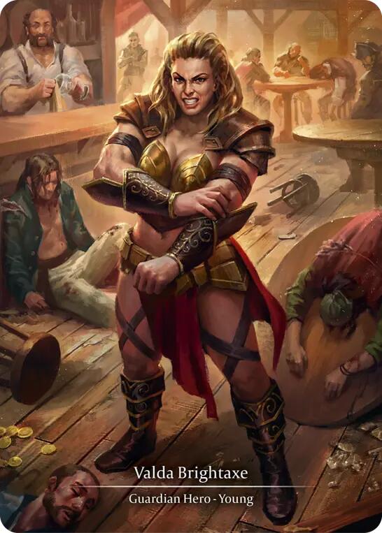 Valda Brightaxe (Marvel) [MPG002] (Mastery Pack Guardian)  Cold Foil | Boutique FDB TCG