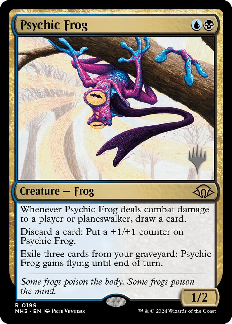 Psychic Frog [Edge of Eternities Promo Pack] | Boutique FDB TCG