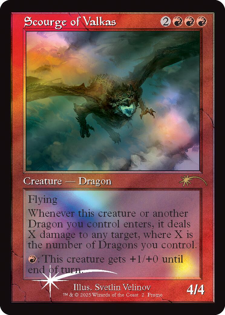 Scourge of Valkas (Retro Frame) [Secret Lair Drop Series] | Boutique FDB TCG