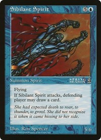 Sibilant Spirit (Oversized) [Oversize Cards] | Boutique FDB TCG