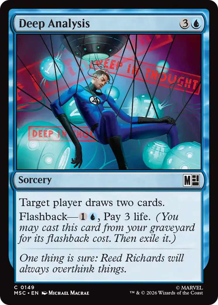 Deep Analysis (Surge Foil) [Marvel Super Heroes Commander] | Boutique FDB TCG