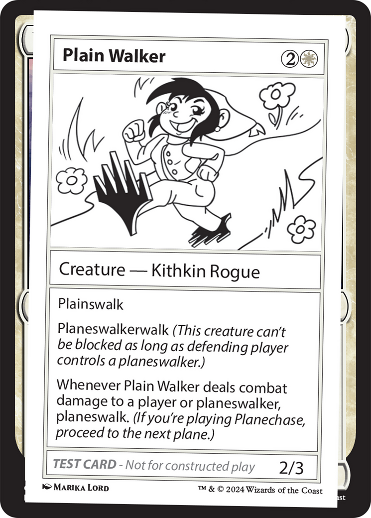 Plain Walker [Mystery Booster 2 Playtest Cards] | Boutique FDB TCG