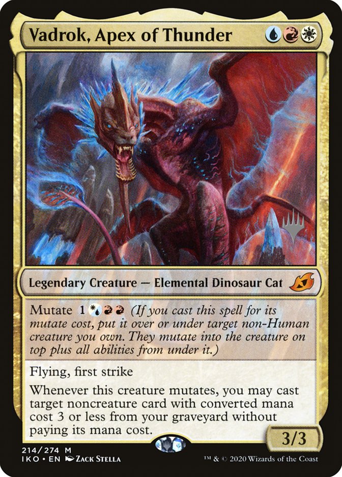 Vadrok, Apex of Thunder (Promo Pack) [Ikoria: Lair of Behemoths Promos] | Boutique FDB TCG