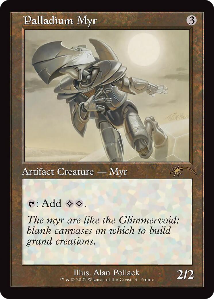 Palladium Myr (Retro Frame) [Standard Showdown Promos] | Boutique FDB TCG