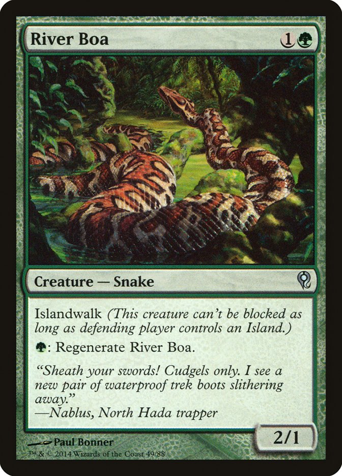 River Boa [Duel Decks: Jace vs. Vraska] | Boutique FDB TCG
